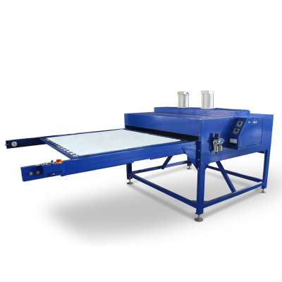 Dual slide out working tables 39"x79" inch pneumatic sublimation heat press t shirt printer machine for sale