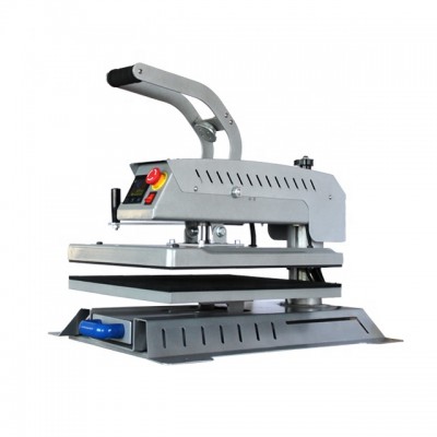 Auto Open slide out design magnetic rotary cloth printing heat press machine