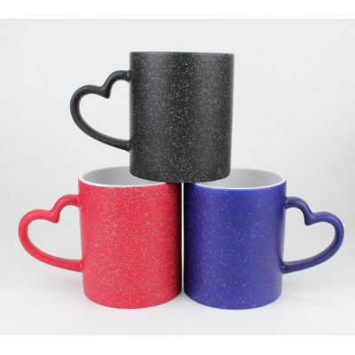 Star changing cup Sublimation Color Change Ceramic Mug